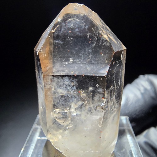 Point quartz fumé - point, fantôme