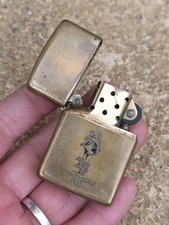 Ancien Briquet Zippo 1932 / 1990 m/v Mi Gara 1990 Vintage Bradford