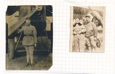 x2 Photos avion pilotes chasse 1GM 1WW