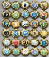 capsules de champagne   GENERIQUE    .   LES 30    CRYPTOMONNAIE