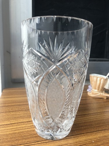 Vase cristal de bohème - en,