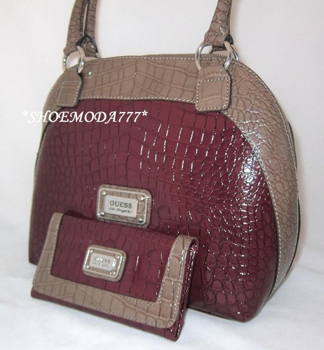 Guess carla dome satchel bag - dome,