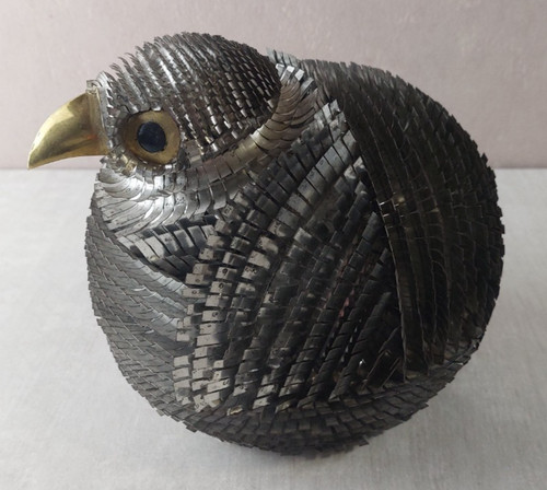 Ancienne sculpture oiseau en - ancienne,