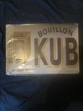 Plaque métal  publicitaire