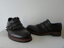 chaussures paraboot cuir bleu grisé pointure 7,5