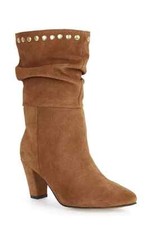 Kaleidoscope Tan Suède Mid-Boots À Clous UK 6