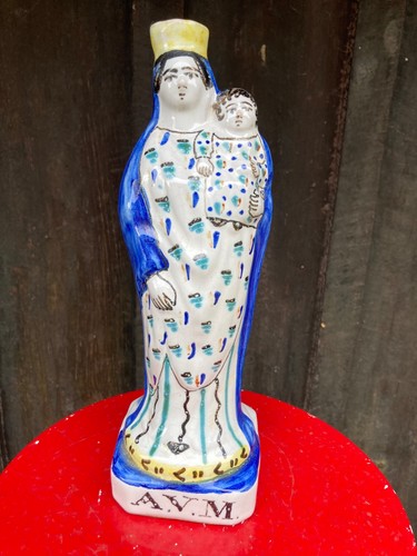 Statuette ancienne vierge - ancienne,