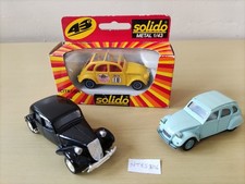 SOLIDO, 2 CITROËN 2CV 1/43e +
