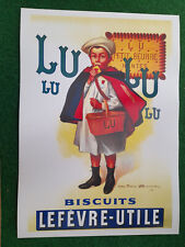 BISCUITS LU - AFFICHE POSTER