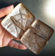 A04102 ancien étuis à cigarette dans son jus vintage tabac 