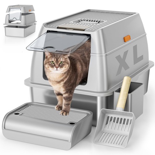Boîte litière chat en - à,