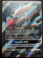 Carte Pokemon DARKRAI 139/147 GX Full Art Soleil et Lune 3 SL3 FR NEUF