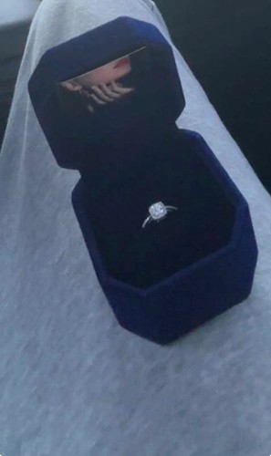 Bague blanc carats - or, 9