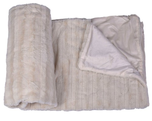 Couverture fourrure vison - couverture,