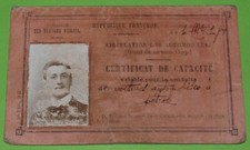 1907 FRANCE CERTIFICAT DE