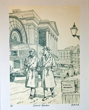 André JUILLARD: COVENT GARDEN - 40 X 50 - " RARE "