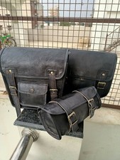 Combo TROIS Sacs Cuir Noir
