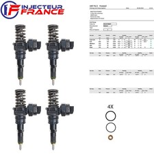 4x 0414720007 Bosch Pompe Unite PDE AUDI SEAT SKODA VW 1.9 TDI 038130073F