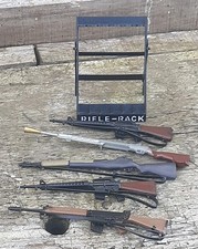 GROUP ACTION JOE RÂTELIER RIFLE RACK + 5 FUSILS  HASBRO