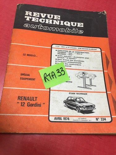Revue technique automobile - revue,