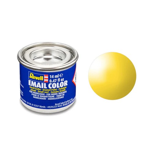 Peinture émail jaune - -,
