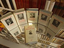 La Pléiade. Fédor Dostoïevski. Collection en 5 volumes + Album.