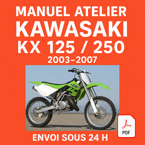 Manuel atelier kawasaki - kawasaki, kx