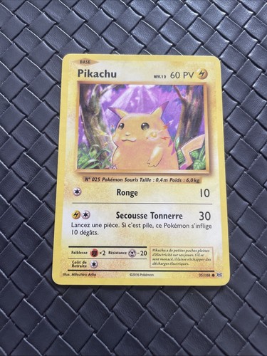 Carte pokémon pikachu 108 - pokémon, 35/108