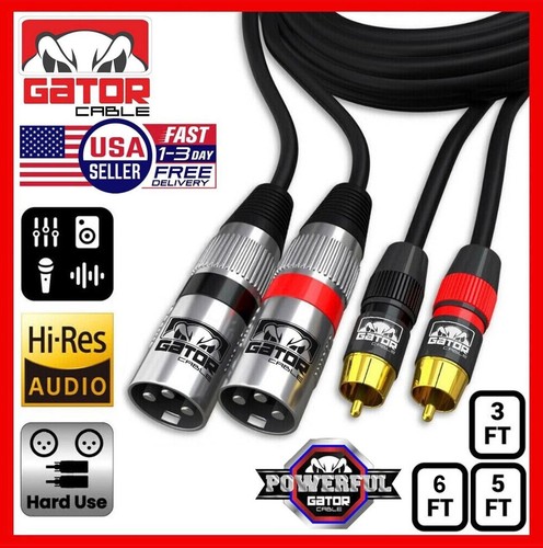 Dual xlr male - 2-xlr, to