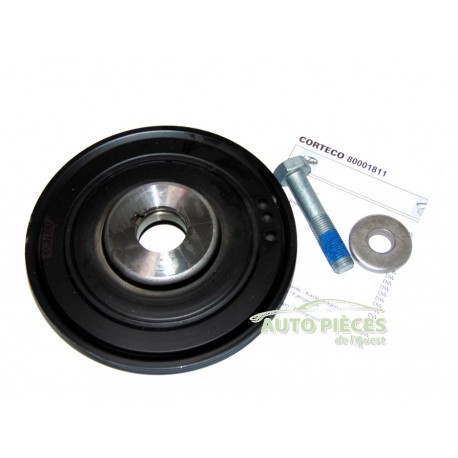 Poulie damper vilebrequin - poulie,