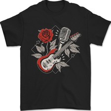 T-Shirt Rockabilly Guitare Et