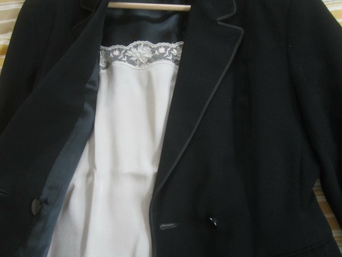 Tailleur noir vintage années