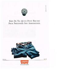 PUBLICITE  ADVERTISING  1991  LEVI''S JEANS  518