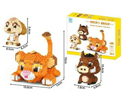 Roi lion mini bloc - lion,