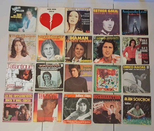 Lot vinyl e45 tours - vinyl, tours-