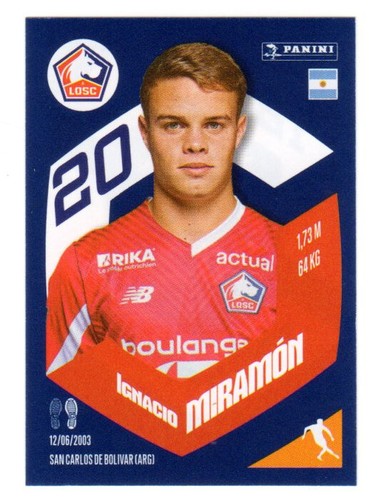 Sticker panini foot 2024 ligue - sticker,