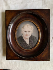 Rare et beau portrait de femme âgée XIX -ème début XX -ème