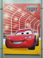 Décoration murale enfant cadre toile imprimée Disney Cars Flash McQueen 40x30