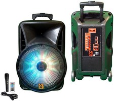 Mr. Dj DJ15BAT+ 15" Portable