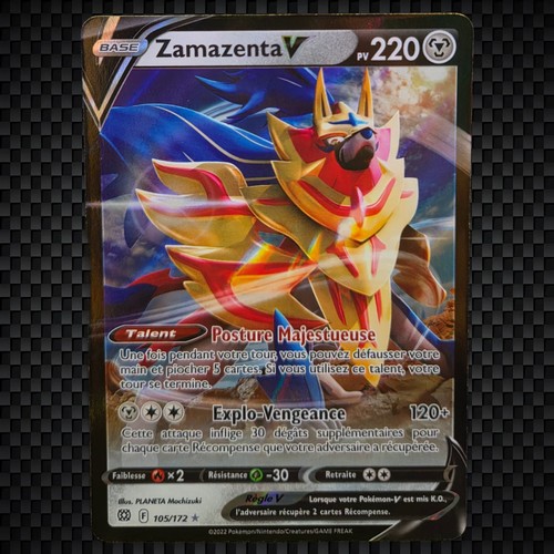 Cartes pokémon zamazenta v - cartes,