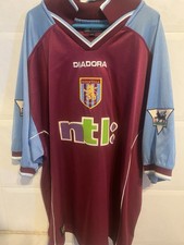 Maillot David Ginola Aston Villa 