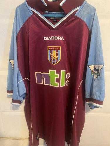 Maillot david ginola aston - maillot,