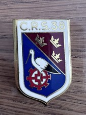 ORIGINAL MILITAIRE INSIGNE CRS
