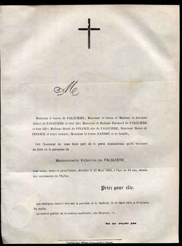Faire part décès - faire-part,