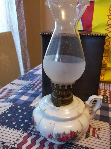 Vintage flower oil - vintage,