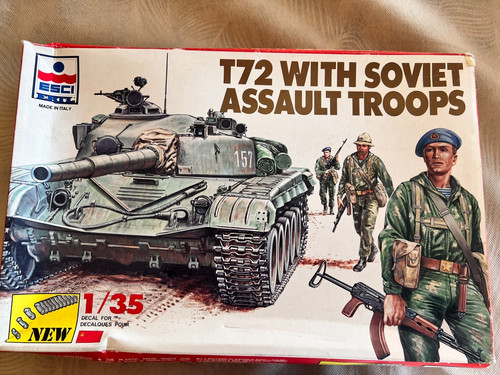 Char urss t72 avec troupe - char,