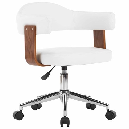 Bois courbé chaise pivotante - bois,
