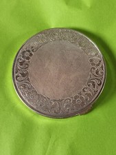 Poudrier alpacca années 1950/1960