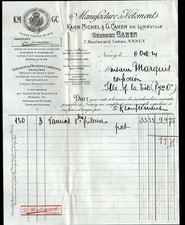 NANCY (54) USINE de VETEMENTS / CONFECTION "KAHN-MICHEL & G. CAHEN" en 1924