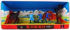 Zorro - Set de figurines Dulcop : Zorro contre les Hommes du Commandant (Neuf en